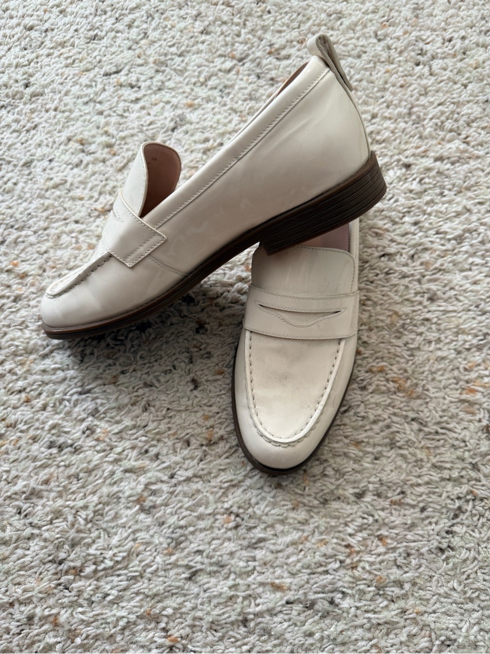 Cole Haan Women's Cream Penny Loafers